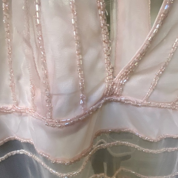 Delicate Pink Lace Chemise - Picture 3 of 5